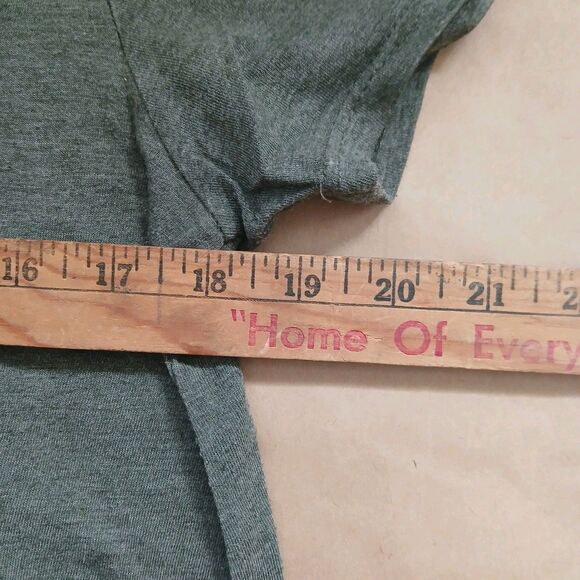 Womens Give A Hoot Don't Polute Woodsy Owl T-shirt XXL Heather Green Jerry Leigh - Picture 6 of 7